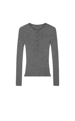 T-Shirt / JNBY Merino Ribbed Long Sleeve Tee