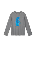 T-Shirt / JNBY Graphic Cotton Long Sleeve Tee