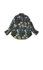 Shirt / JNBY Floral Print Oversize Cotton Shirt