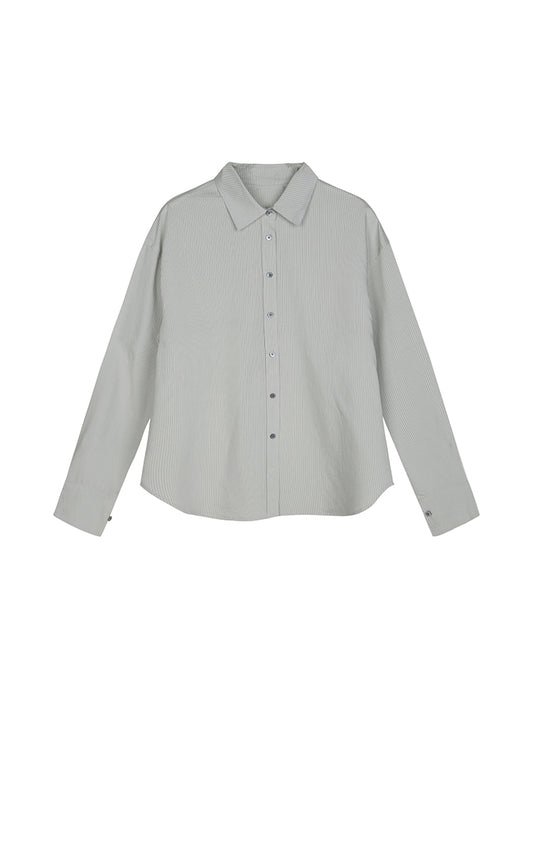 Shirt / JNBY Textured Oversized Long Sleeve Shirt