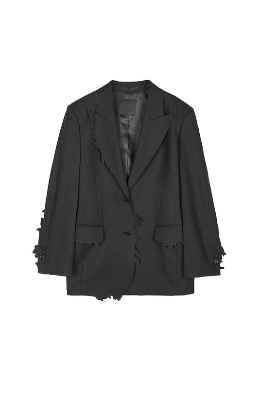 Blazer / JNBY Tailored Sculpted Cutout Floral Blazer