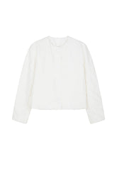 Down Coat / JNBY O-Shape Callarless Short Puffer