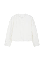 Down Coat / JNBY O-Shape Callarless Short Puffer