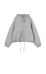 Sweatshirt / JNBY 3D Floral Tassels Zip-Up Hoodie