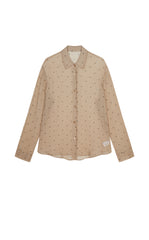 Shirt / JNBY Silk Polka Dot Relaxed Long Shirt