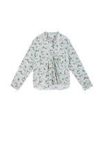 Shirt / JNBY Watercolor Tulip Oversized Cotton Shirt
