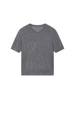 Sweater / JNBY Lyocell Wool Cropped Short Slevees Sweater