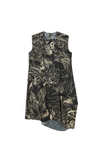 Dress / JNBY Hand-Drawn Floral Cotton Sleeveless Dress