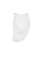 Top / JNBY Satin Drape Sleeveless Top
