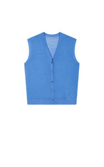 Cardigan / JNBY Color-Block Layered Two-Piece Cropped Knit Cardigan