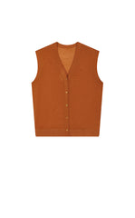 Cardigan / JNBY Color-Block Layered Two-Piece Cropped Knit Cardigan