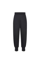 Pants / JNBY Cotton Merced Jogger Trousers Jet Black