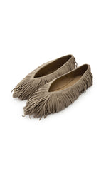 Shoes / JNBY Suede Fringe Flats