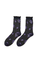 Socks / JNBY Floral Edge Mid-Calf Socks