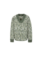 Sweater / CROQUIS Textured Jacquard V-Neck Sweater