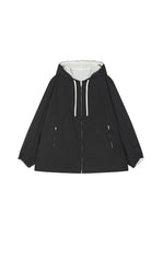 Coat / JNBY Contrast Mid-Length Nylon Trench Coat