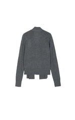 Sweater / JNBY Deconstructed Longline Wool Cardigan