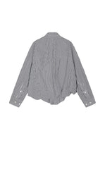 Shirt / JNBY Cotton Panel Long Sleeve Shirt