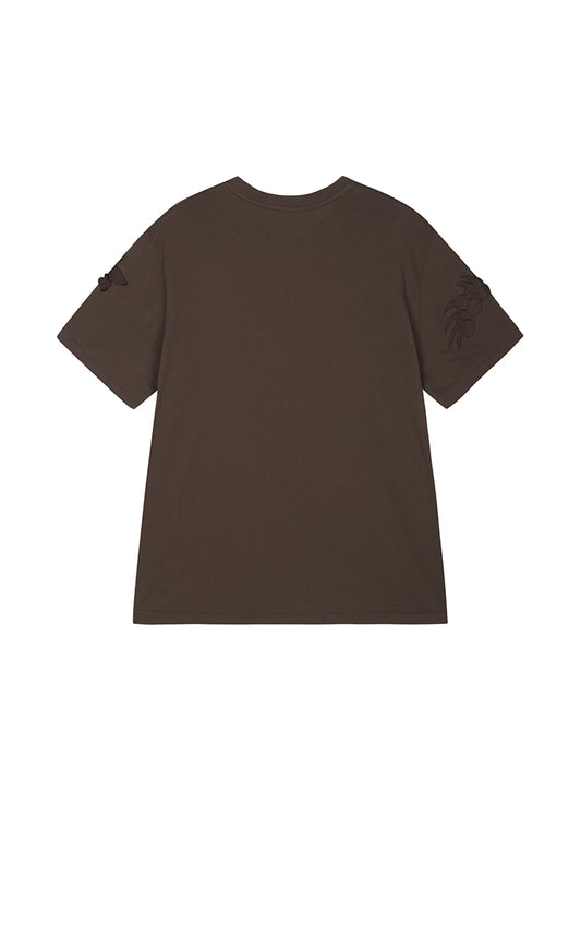 T-Shirt / JNBY Floral Appliqué CottonTee