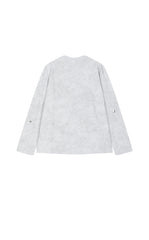 T-Shirt / JNBY Beaded Cotton Long Sleeve Tee