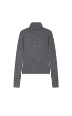 T-Shirt / JNBY Slim Fit Merino Wool Zip Neck Tee