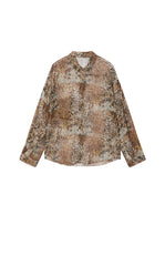 Shirt / JNBY Silk Botanical Print Shirt