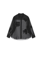 Shirt / JNBY Oversize Silk Organza Blouse