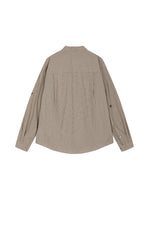 Shirt / JNBY Oversized Beaded Cotton Poplin Shirt