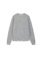 Sweater / JNBY Mohair-Wool Blend Diamond Texture Pullover