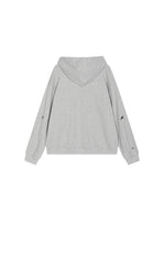 Sweatershirt / JNBY Oversized Cotton Zip-Up Hoodie