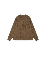 Sweatshirt / JNBY Oversized Flocked Floral Detail Pullover