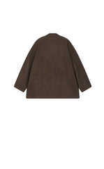 Coat / JNBY Oversize V-Neck Wool-Blend Jacket