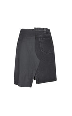 Skirt / JNBY A-line Irregular Cut Cotton Midi Skirt