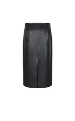 Skirt / JNBY Mid-Length PU-Blend Faux Leather Skirt