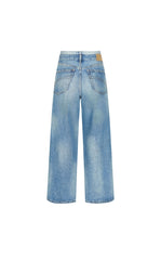 Pants / JNBY Straight-Leg Cuffed Denim Pants