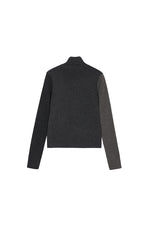 Sweater / JNBY Colorblock Wool Turtleneck Sweater
