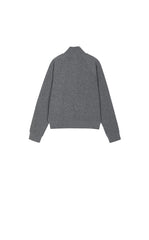 Sweatshirt / JNBY Wool-Cotton Blend Zip-Up Sweatshirt