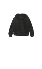Down Coat / JNBY Corduroy Hooded Short Down Coat