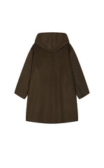 Coat / JNBY Oversized Hooded Wool-Cashmere Blend Coat