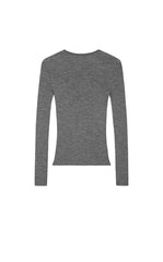 T-Shirt / JNBY Merino Ribbed Long Sleeve Tee