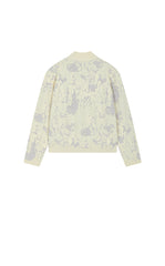 Sweater / JNBY Floral Pattern Short T-Shape Cardigan