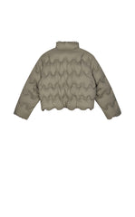 Down Coat / JNBY Oversized Lace-Trim Short Puffer