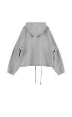 Sweatshirt / JNBY 3D Floral Tassels Zip-Up Hoodie