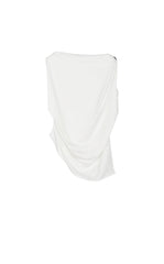 T-Shirt / JNBY Silk-Blend Draped Sleeveless T-Shirt