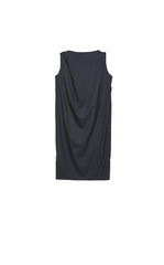 Dress / JNBY Wool Silk Draped Sleeveless Dress
