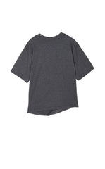 T-Shirt / JNBY Cotton Relaxed Fold Hem Tee