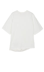 T-Shirt / JNBY Cotton Relaxed Fold Hem Tee
