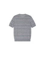 Cardigan / JNBY Cotton Stripe Short Sleeve Knit