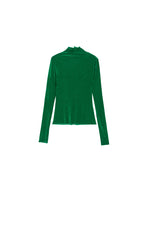 T-Shirt / JNBY Slim-Fit Velvet Long-Sleeve T-Shirt