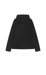 Sweater / JNBY Loose Quarter-Zip Wool Hoodie